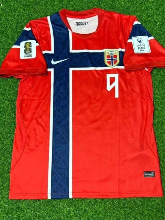 Other - Erling Haaland #9 Norway World Cup 2026 Home Football Shirt